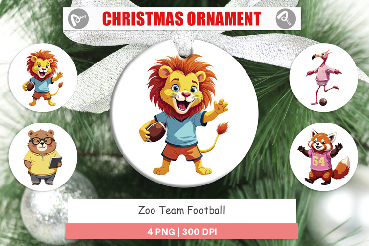 Ornament Zoo Football Team
