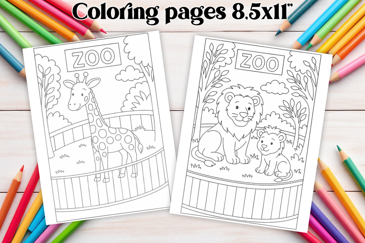 Zoo Animals Coloring Pages Image 22