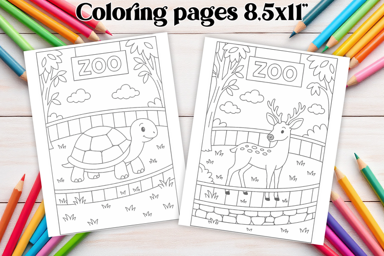 Zoo Animals Coloring Pages Image 18