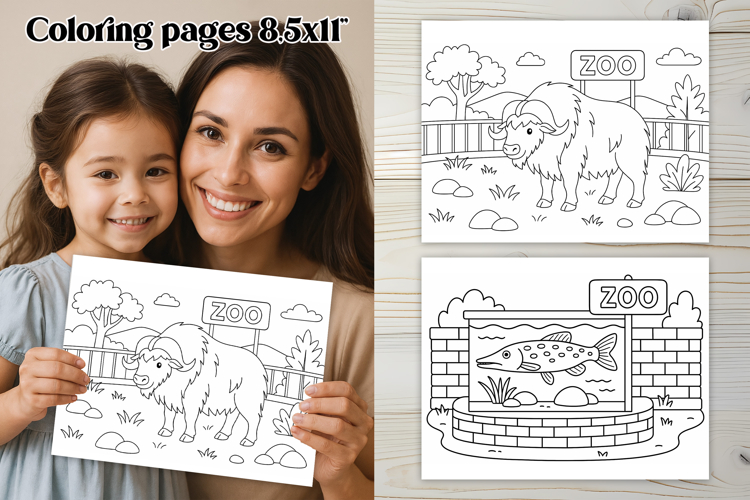 Zoo Animals Coloring Pages Image 10