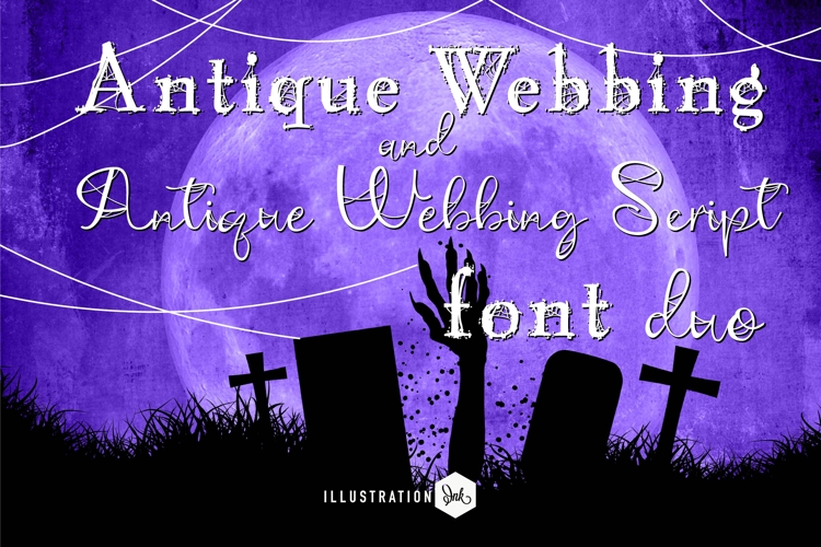 Antique Webbing Font Duo