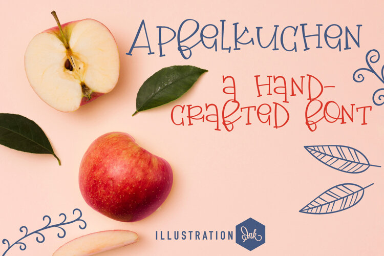 Apfelkuchen Font Family example image 1