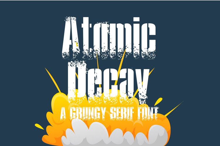 Atomic Decay Font Family