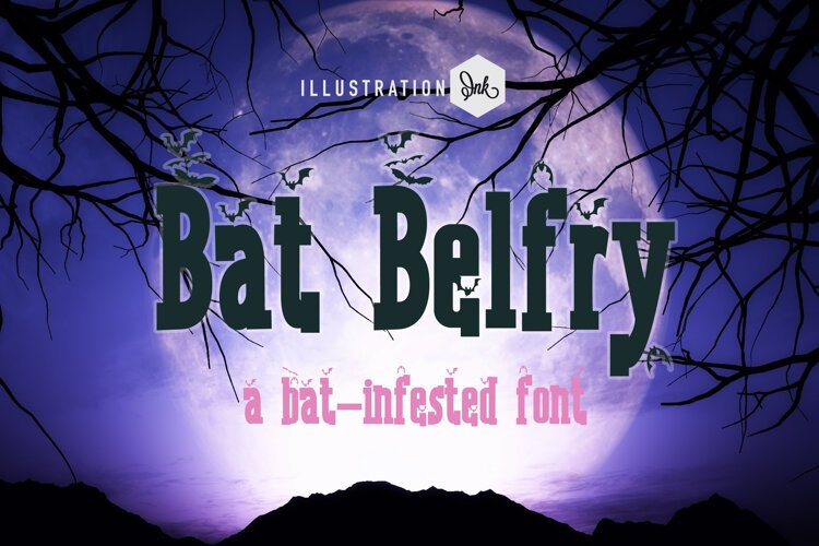 Bat Belfry Halloween Font Family