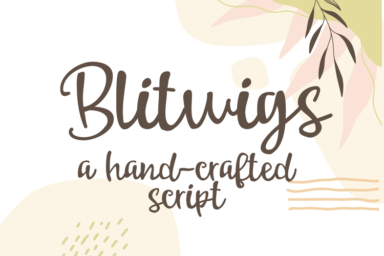 Blitwigs Font Family