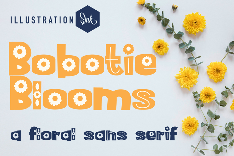 Bobotie Blooms Font Family