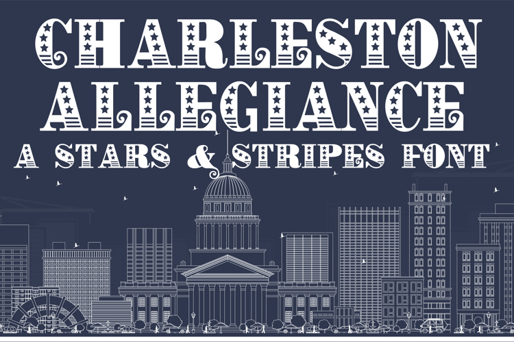 Charleston Allegiance Font Family example image 1