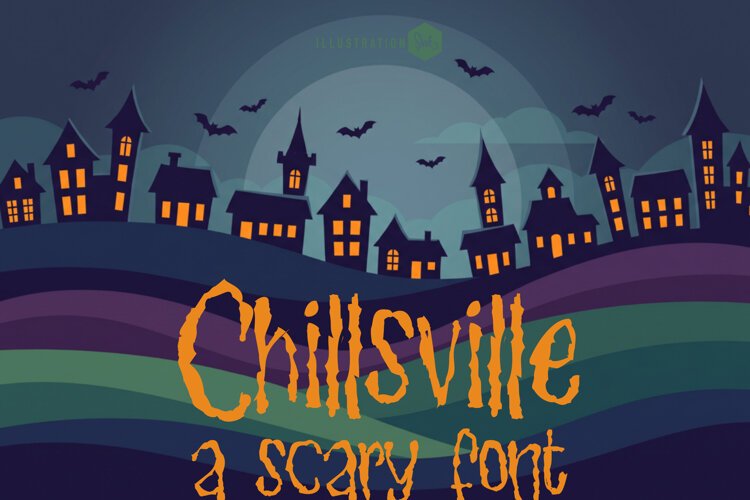 Chillsville - Jagged Halloween Horror Font example image 1