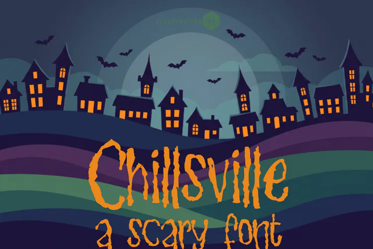 Chillsville - Jagged Halloween Horror Font