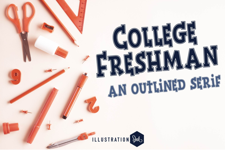 College Freshman Font Family