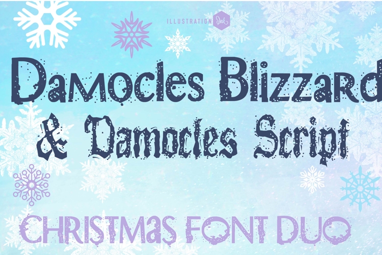 Damocles Blizzard Font Duo