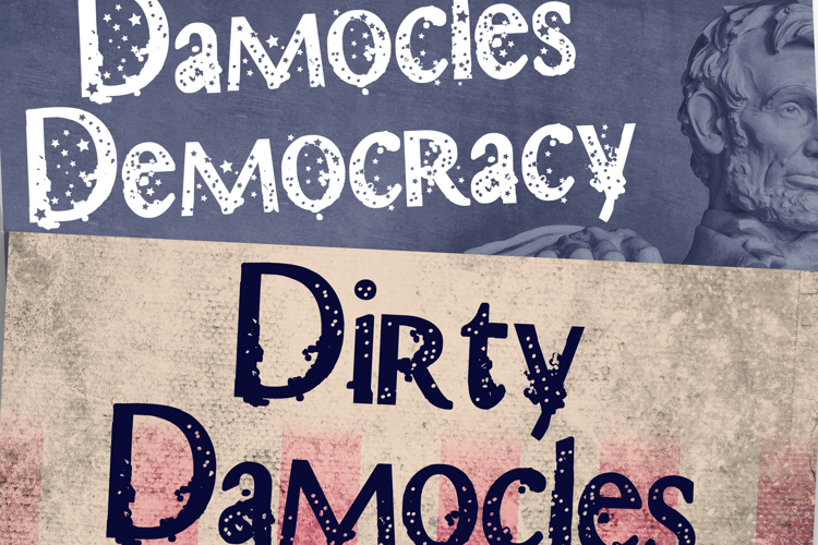Dirty Damocles Democracy Font Family