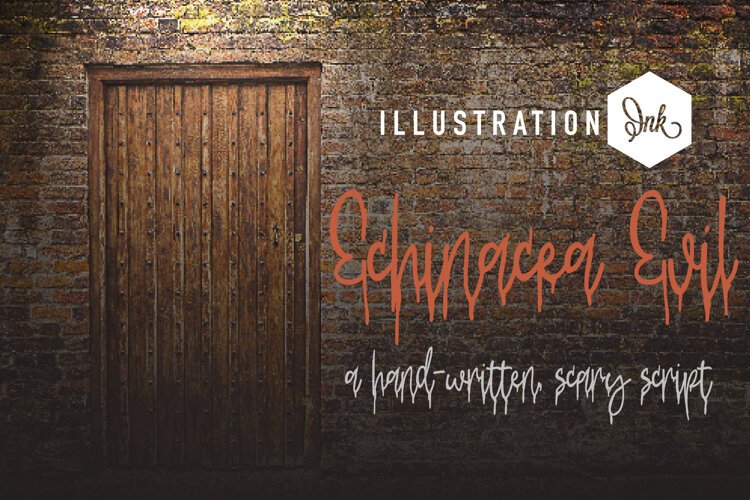 Echinacea Evil Halloween Font Family