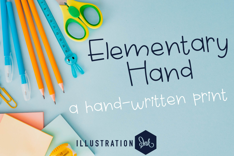 Elementary Hand Font Family