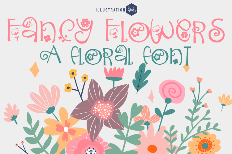 Fancy Flowers Font Family