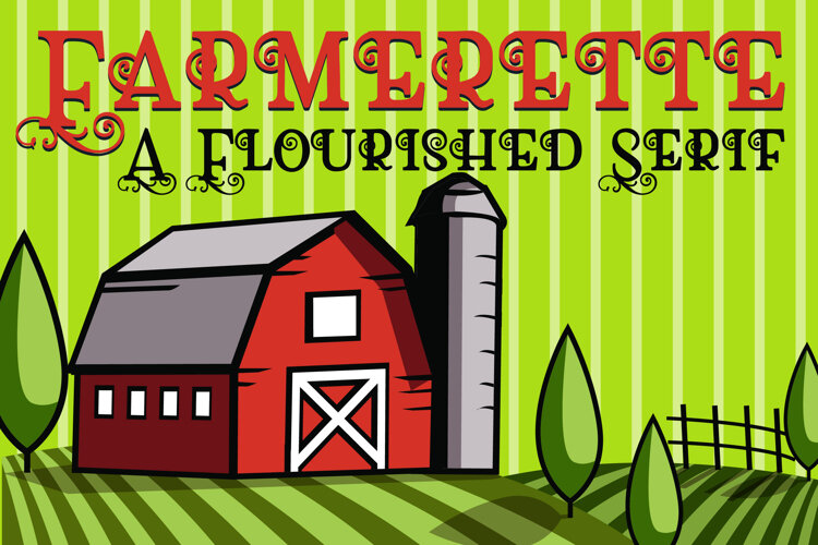 Farmerette Font Family example image 1