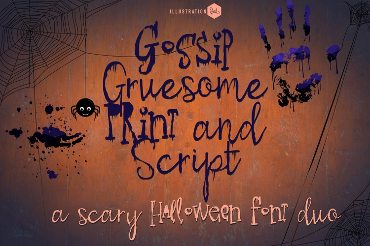 Gossip Gruesome Font Duo