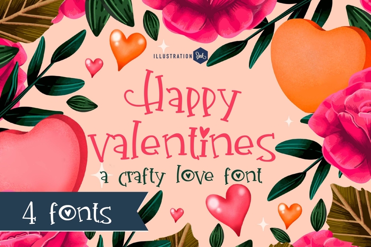 PN Happy Valentines Font Family