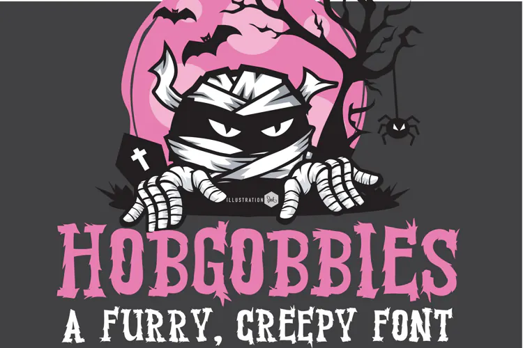 Hobgobbies Furry Spooky Halloween Serif Font