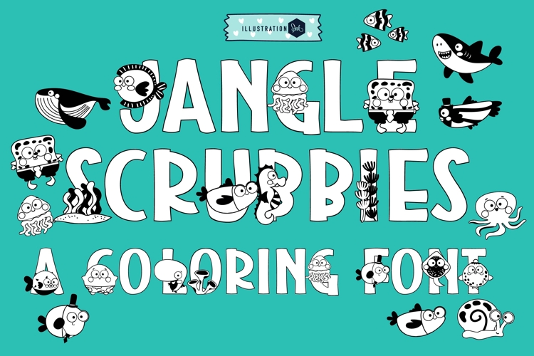 Jangle Scrubbies Font Family