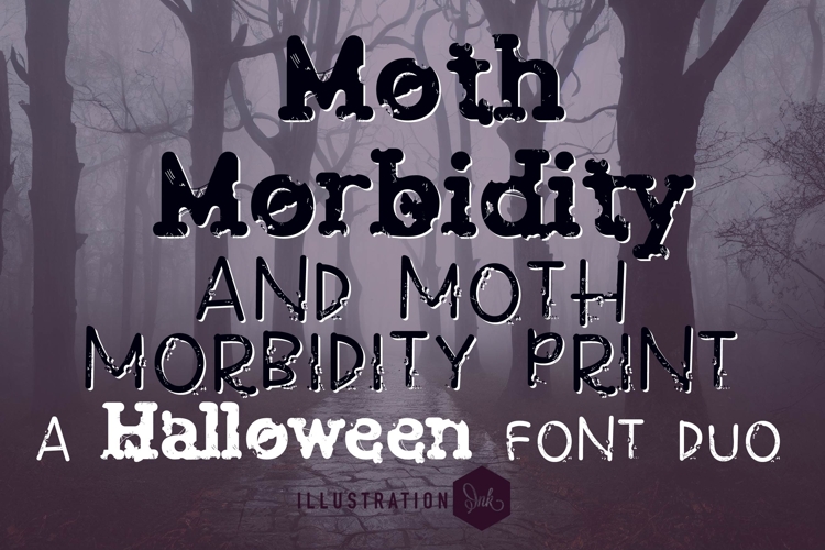 Moth Morbidity Font Duo