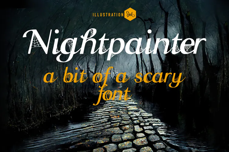 Nightpainter | Creepy Halloween Font