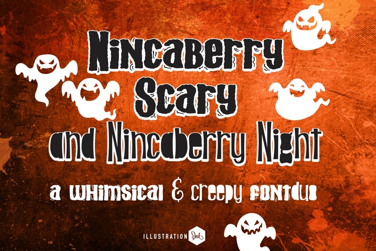 Nincaberry Scary Font Duo