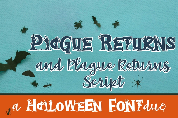 Plague Returns Font Duo
