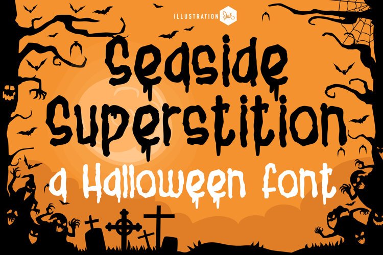 Seaside Superstition | Spooky Halloween Font Family