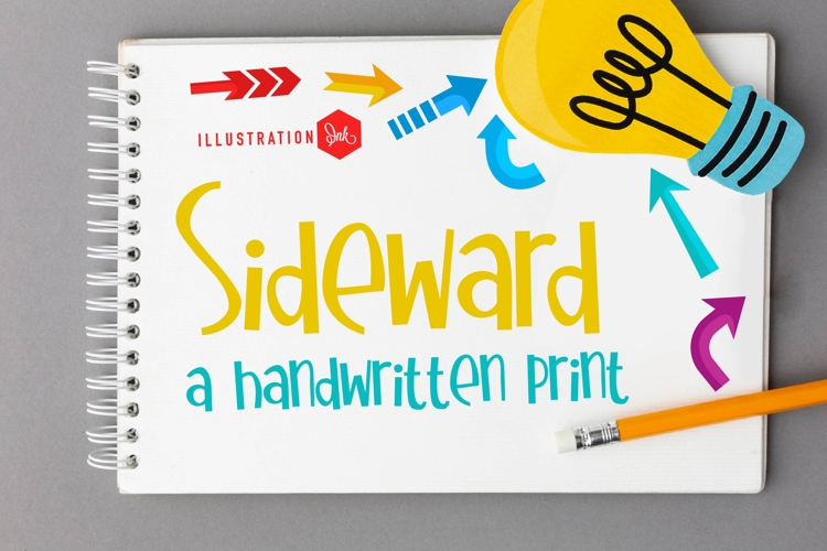 Sideward