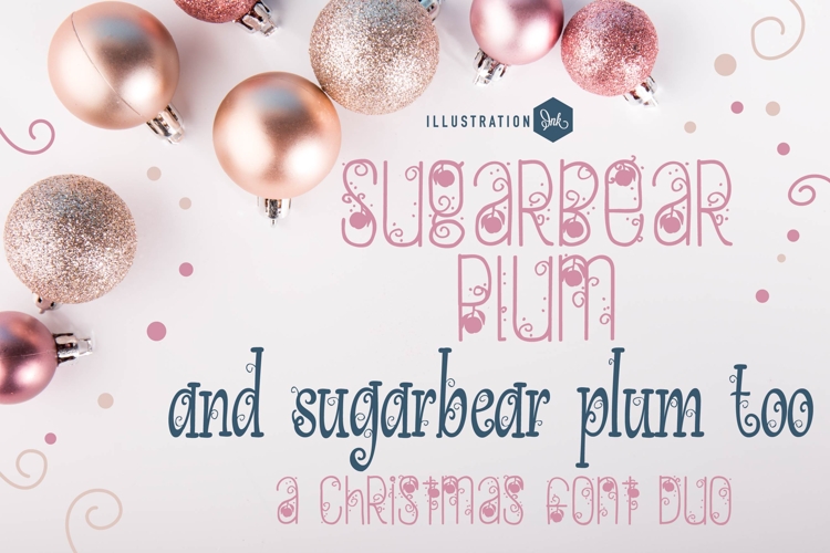 Sugarbear Plum Font Duo