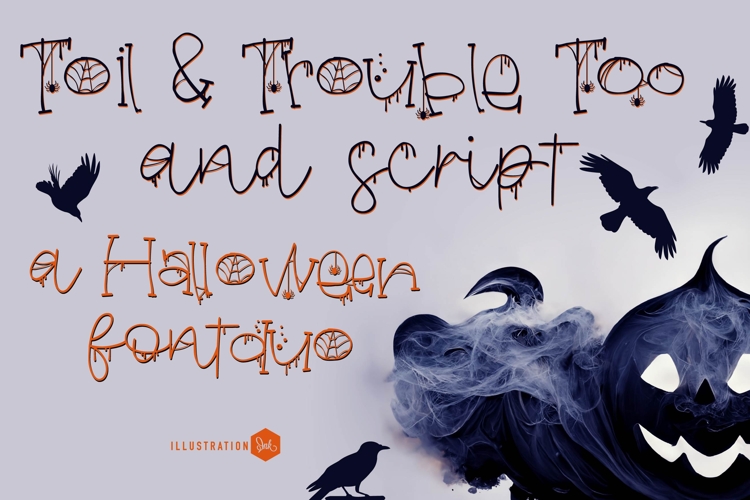 Toil and Trouble Too Font Duo