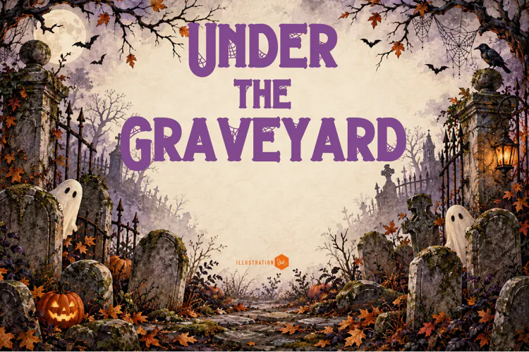 Under the Graveyard - Spooky Halloween Font
