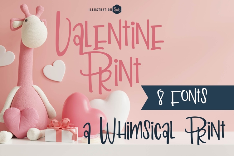 ZP Valentine Print Font Family