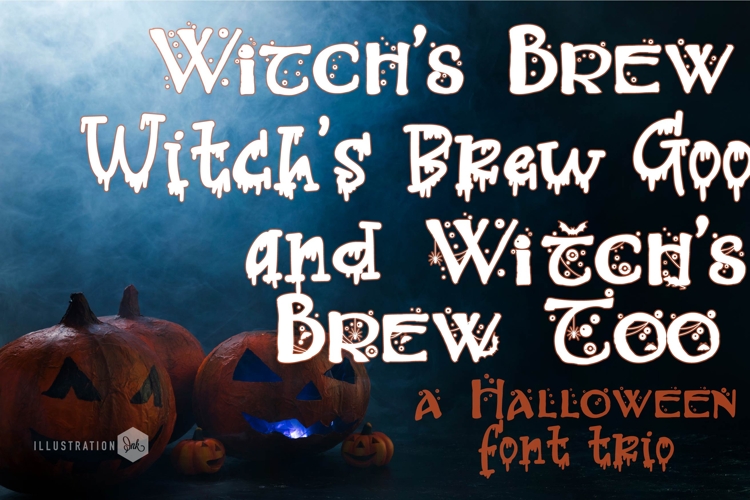 Witches Brew Font Trio