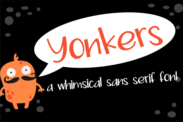 Yonkers Whimsical Hand-Drawn Sans Serif Font