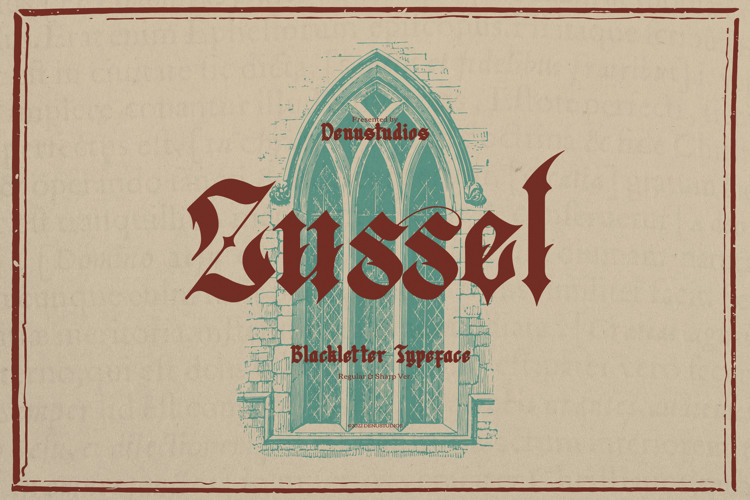 Zussel | Blackletter Typeface