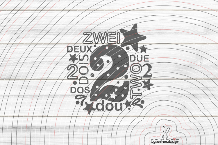 Two Cutting File SVG DXF