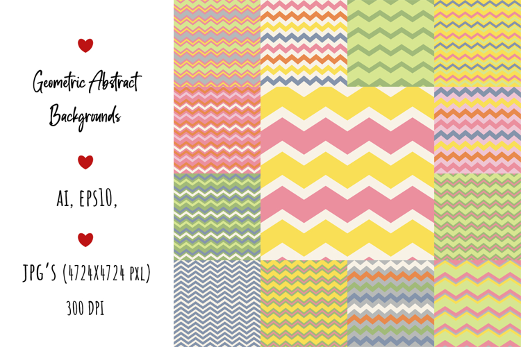 Geometric Abstract Backgrounds